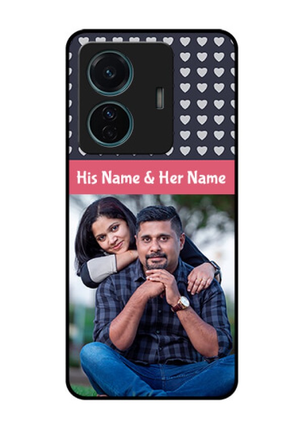 iQOO Z6 Pro 5G Custom Glass Mobile Case - Love Symbols Design