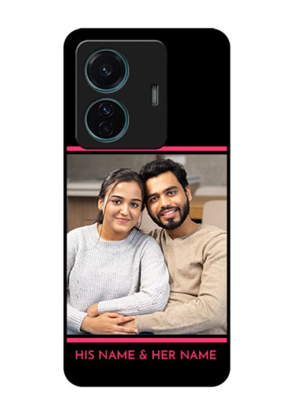 iQOO Z6 Pro 5G Custom Glass Mobile Case - with Add Text Design
