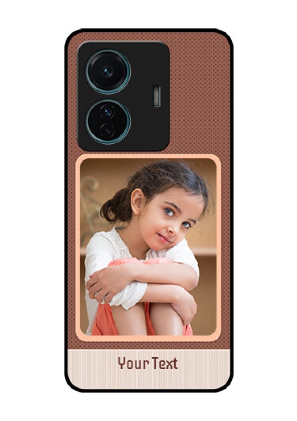 iQOO Z6 Pro 5G Custom Glass Phone Case - Simple Pic Upload Design