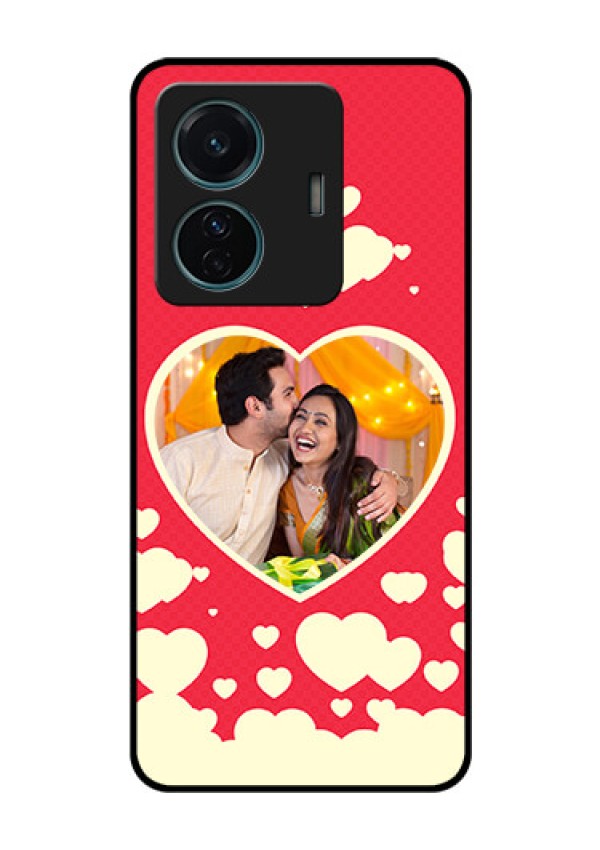 iQOO Z6 Pro 5G Custom Glass Mobile Case - Love Symbols Phone Cover Design