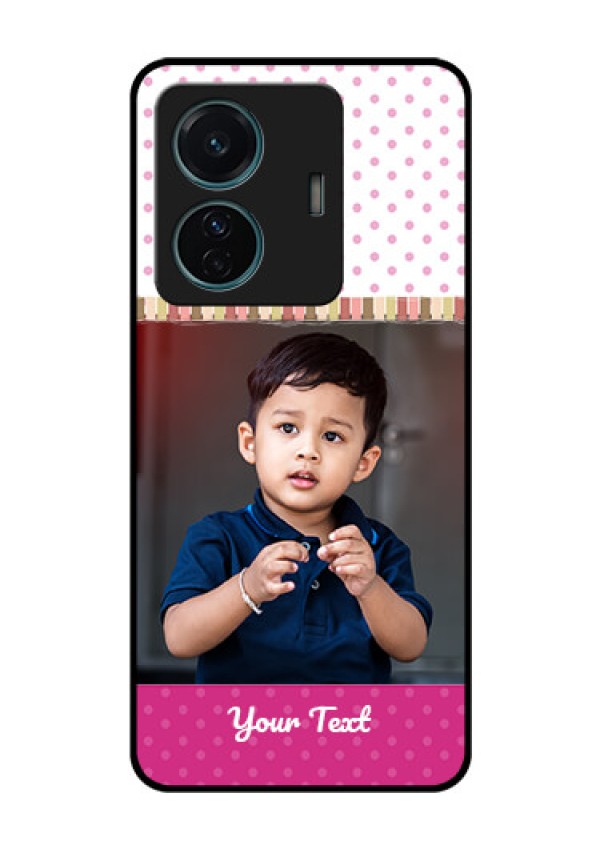 iQOO Z6 Pro 5G Photo Printing on Glass Case - Cute Girls Cover Design