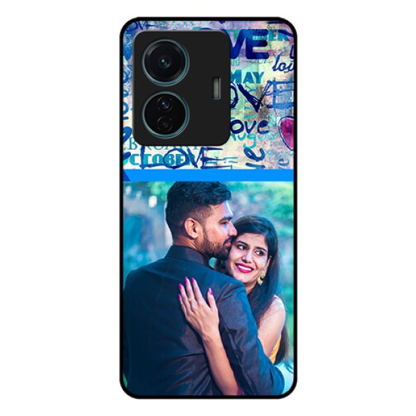 iQOO Z6 Pro 5G Custom Glass Mobile Case - Colorful Love Design