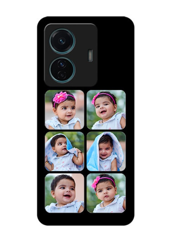 iQOO Z6 Pro 5G Photo Printing on Glass Case - Multiple Pictures Design
