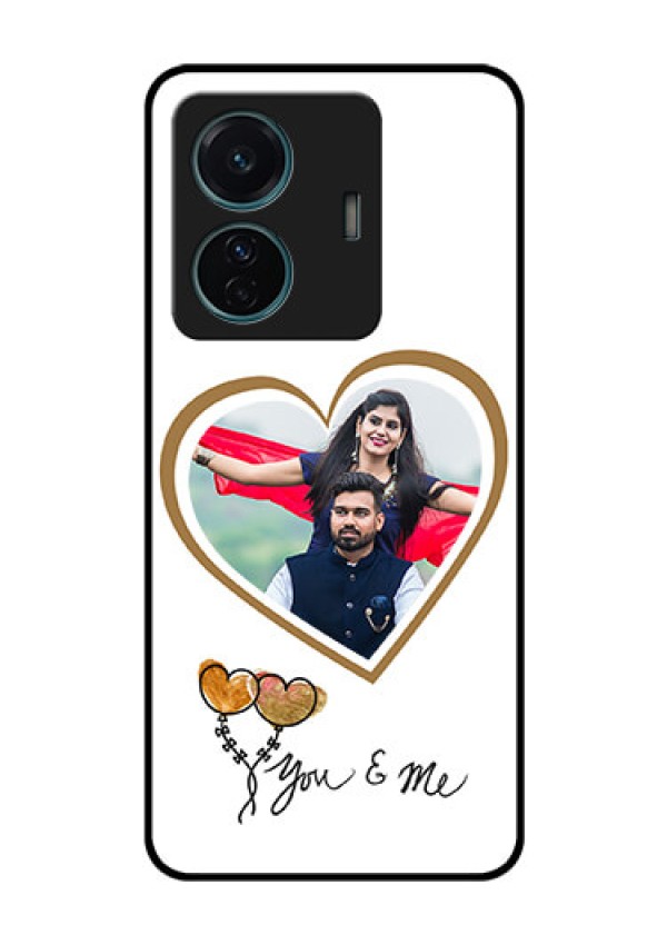 iQOO Z6 Pro 5G Custom Glass Mobile Case - You & Me Design