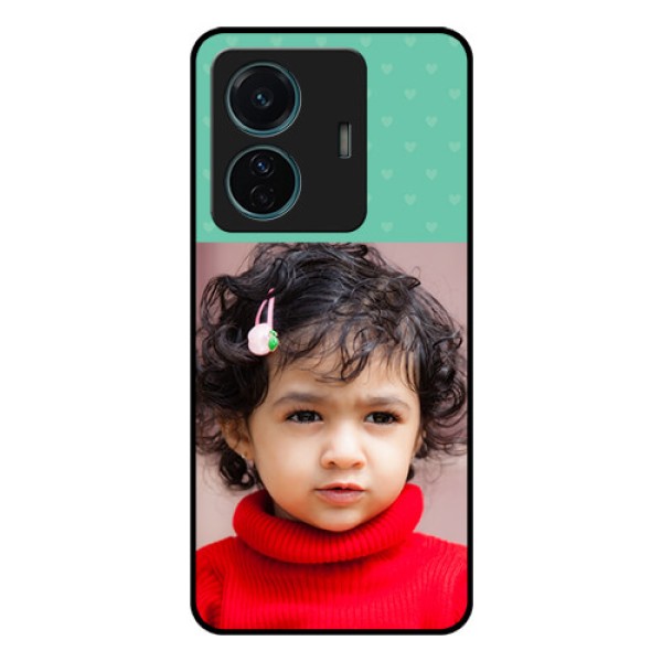 iQOO Z6 Pro 5G Custom Glass Phone Case - Lovers Picture Design