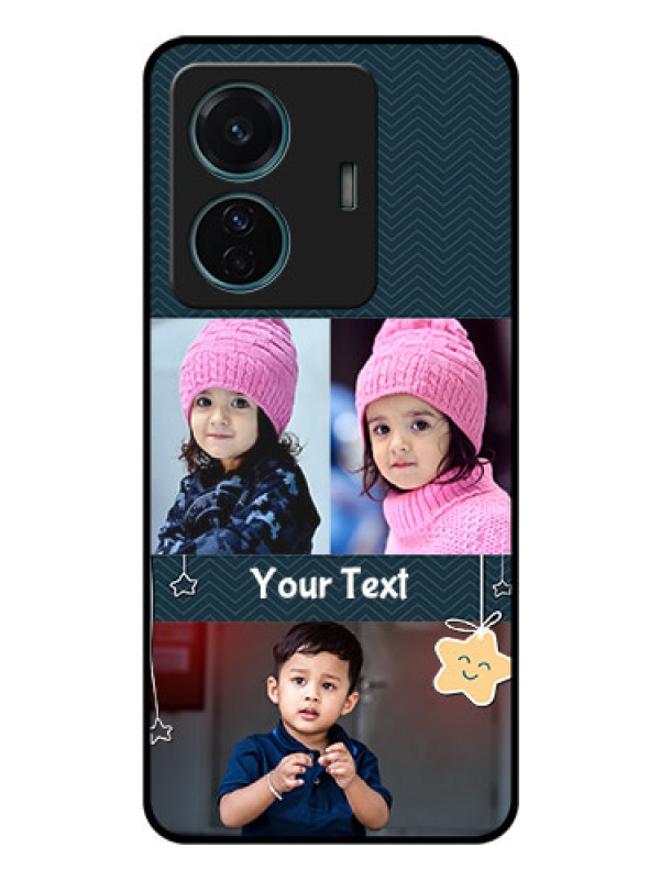 Custom iQOO Z6 Pro 5G Custom Glass Mobile Case - Hanging Stars Design