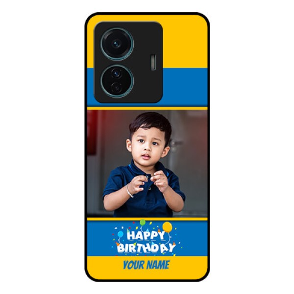 iQOO Z6 Pro 5G Custom Glass Mobile Case - Birthday Wishes Design