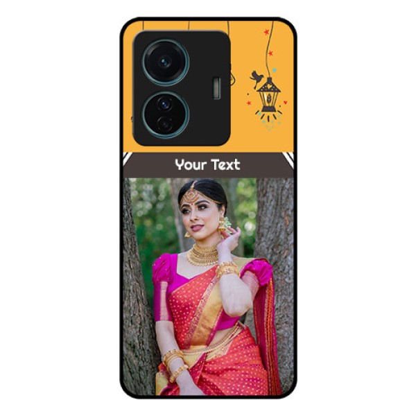 iQOO Z6 Pro 5G Custom Glass Mobile Case - with Family Picture and Icons iQOO Z6 Pro 5G Custom Glass Mobile Case - with Family Picture and Icons