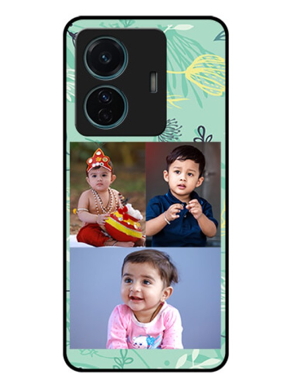 Custom iQOO Z6 Pro 5G Photo Printing on Glass Case - Forever Family Design