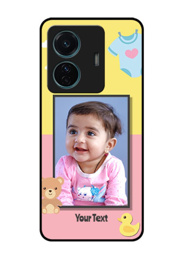 iQOO Z6 Pro 5G Photo Printing on Glass Case - Kids 2 Color Design