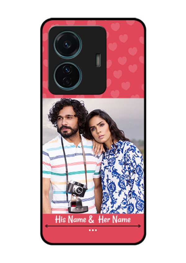 iQOO Z6 Pro 5G Photo Printing on Glass Case - Simple Love Design