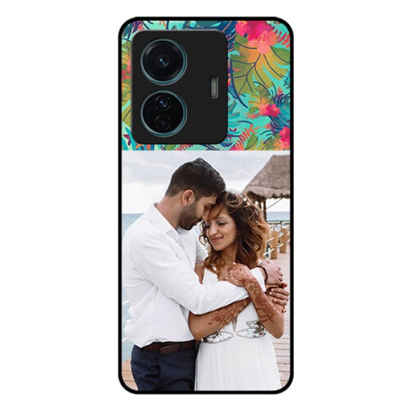 iQOO Z6 Pro 5G Photo Printing on Glass Case - Watercolor Floral Design iQOO Z6 Pro 5G Photo Printing on Glass Case - Watercolor Floral Design