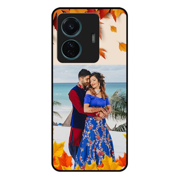 iQOO Z6 Pro 5G Photo Printing on Glass Case - Autumn Maple Leaves Design iQOO Z6 Pro 5G Photo Printing on Glass Case - Autumn Maple Leaves Design