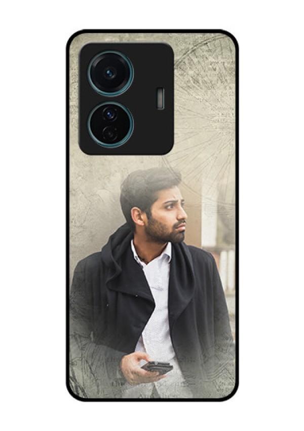 iQOO Z6 Pro 5G Custom Glass Phone Case - with vintage design