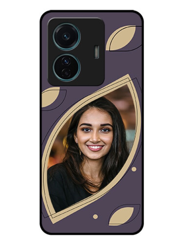 Custom iQOO Z6 Pro 5G Custom Glass Mobile Case - Falling Leaf Design