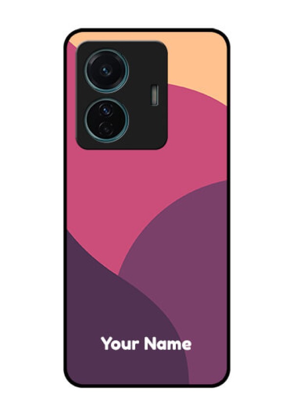 iQOO Z6 Pro 5G Custom Glass Phone Case - Mixed Multi-colour abstract art Design