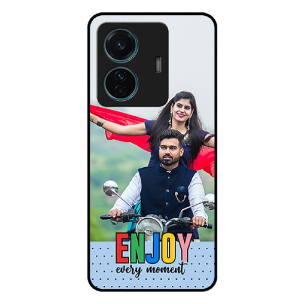 iQOO Z6 Pro 5G Photo Printing on Glass Case - Enjoy Every Moment Design iQOO Z6 Pro 5G Photo Printing on Glass Case - Enjoy Every Moment Design