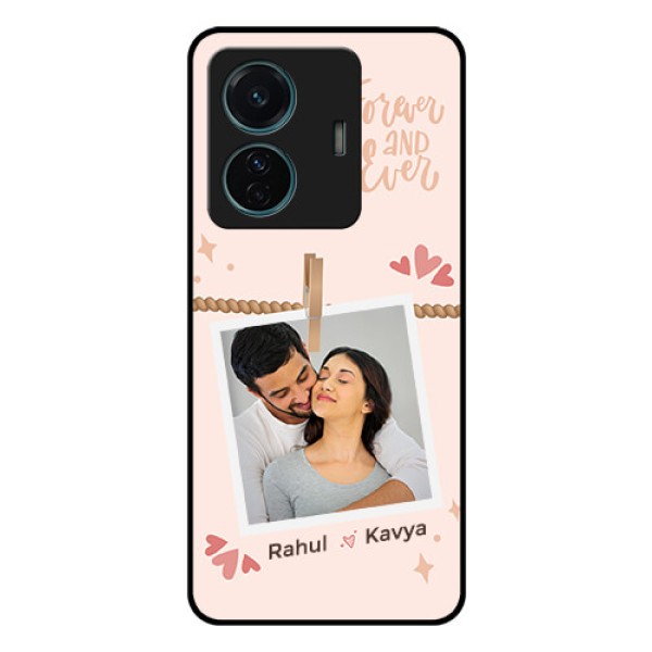 iQOO Z6 Pro 5G Custom Glass Phone Case - Forever and ever love Design iQOO Z6 Pro 5G Custom Glass Phone Case - Forever and ever love Design