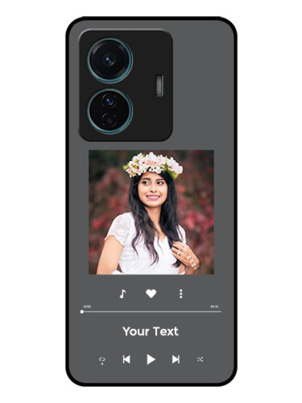 Custom iQOO Z6 Pro 5G Custom Glass Mobile Case - Play The Music Design