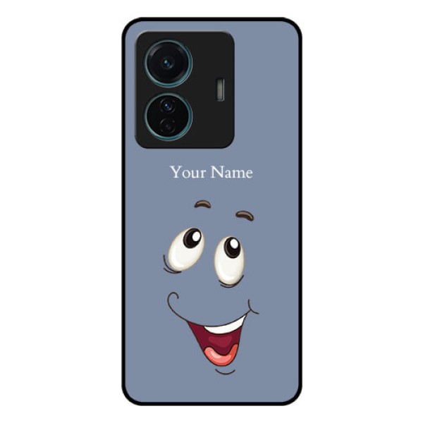 iQOO Z6 Pro 5G Photo Printing on Glass Case - Laughing Cartoon Face Design iQOO Z6 Pro 5G Photo Printing on Glass Case - Laughing Cartoon Face Design