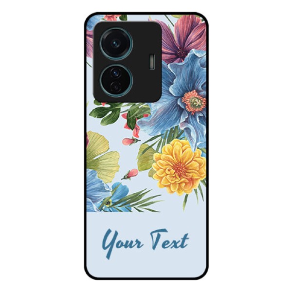 iQOO Z6 Pro 5G Custom Glass Mobile Case - Stunning Watercolored Flowers Painting Design iQOO Z6 Pro 5G Custom Glass Mobile Case - Stunning Watercolored Flowers Painting Design