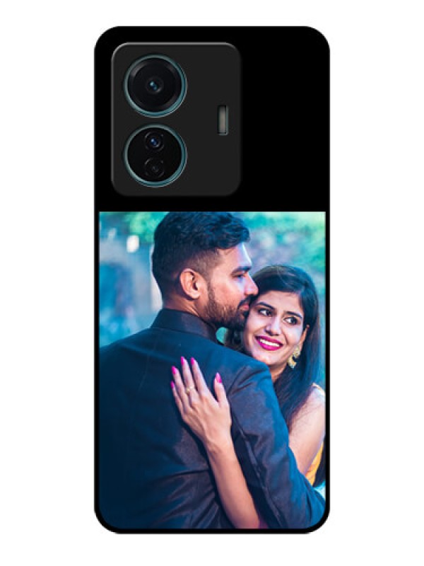 Custom iQOO Z6 Pro 5G Custom Glass Phone Case - Upload Full Picture With Custom Color Design