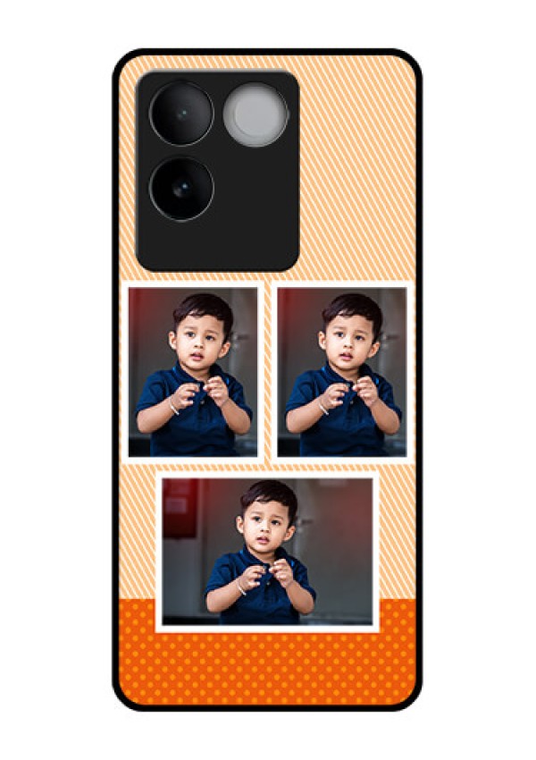 iQOO Z7 Pro 5G Custom Glass Phone Case - Bulk Photos Upload Design