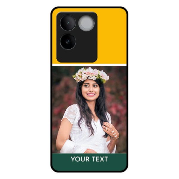 iQOO Z7 Pro 5G Custom Glass Phone Case - Love You Design
