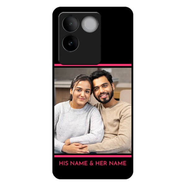 iQOO Z7 Pro 5G Custom Glass Phone Case - With Add Text Design