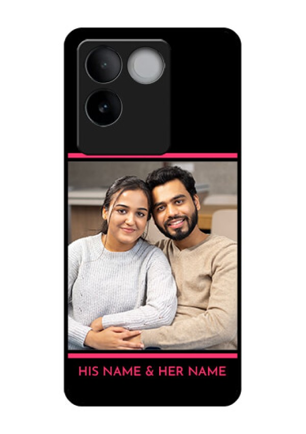 iQOO Z7 Pro 5G Custom Glass Phone Case - With Add Text Design