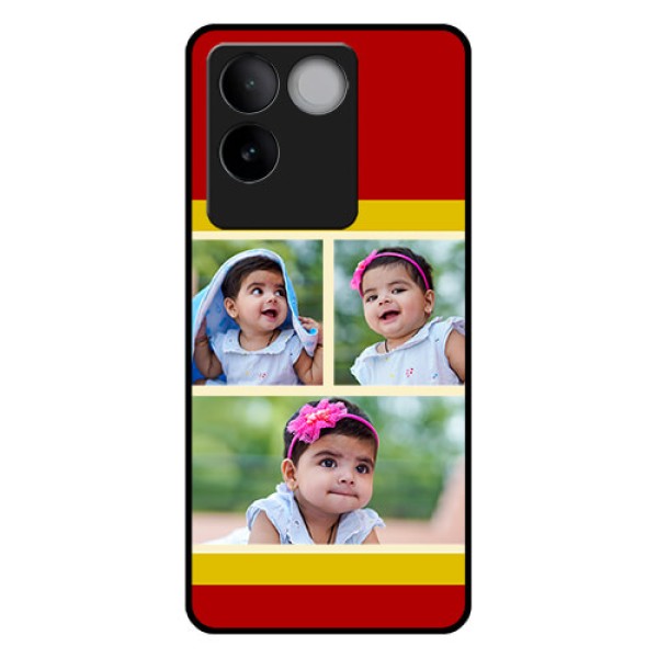 iQOO Z7 Pro 5G Custom Glass Phone Case - Multiple Pic Upload Design