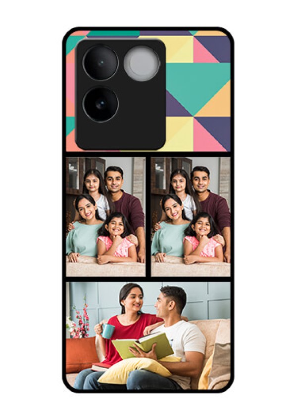 iQOO Z7 Pro 5G Custom Glass Phone Case - Bulk Pic Upload Design