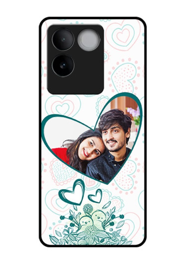 iQOO Z7 Pro 5G Custom Glass Phone Case - Premium Couple Design