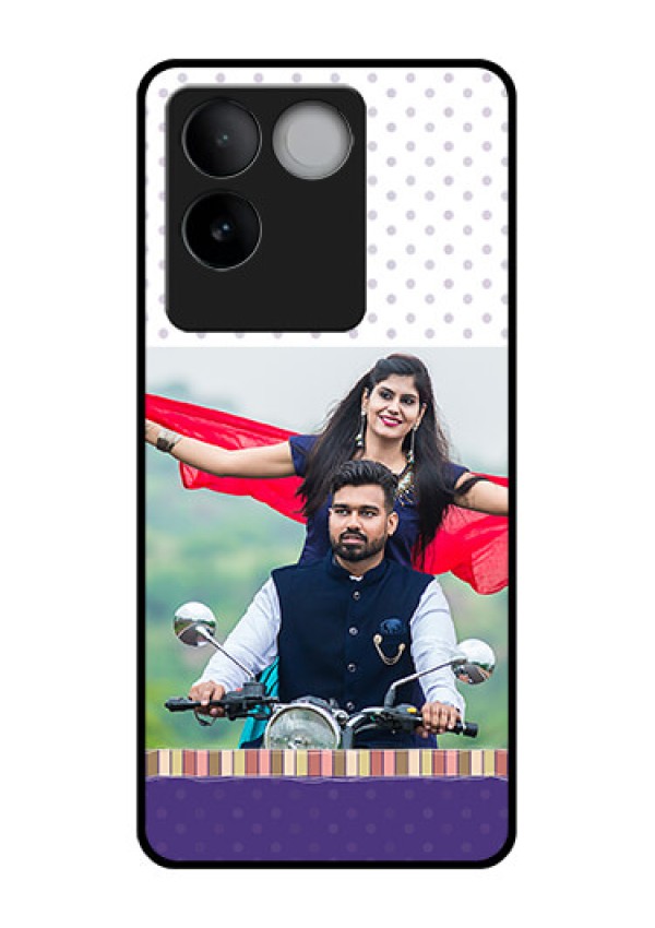 iQOO Z7 Pro 5G Custom Glass Phone Case - Cute Family Design