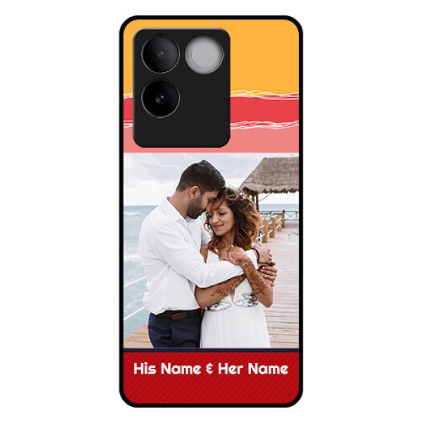 iQOO Z7 Pro 5G Custom Glass Phone Case - Colorful Case Design