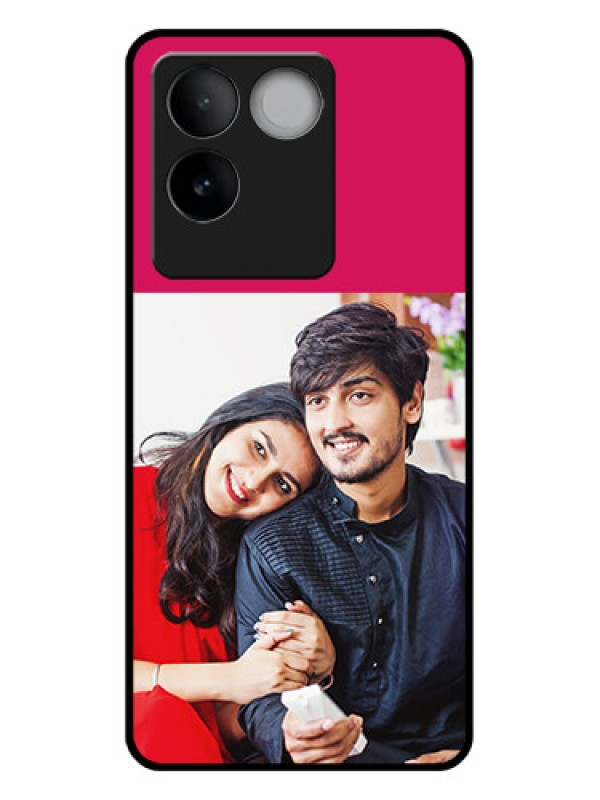 Custom iQOO Z7 Pro 5G Custom Glass Phone Case - Anniversary Cover Design