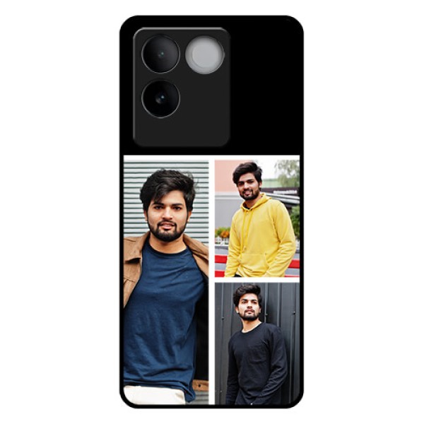 iQOO Z7 Pro 5G Custom Glass Phone Case - Upload Multiple Picture Design