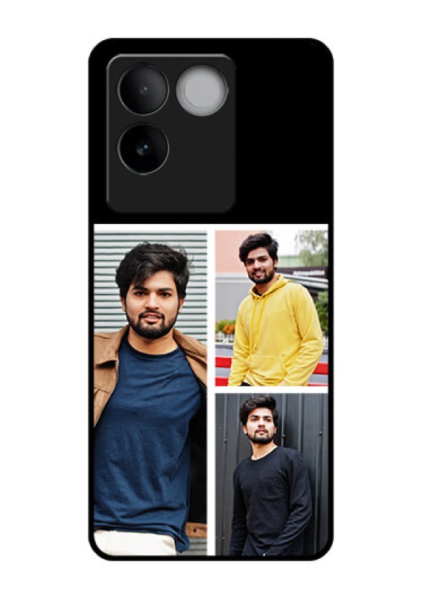 iQOO Z7 Pro 5G Custom Glass Phone Case - Upload Multiple Picture Design