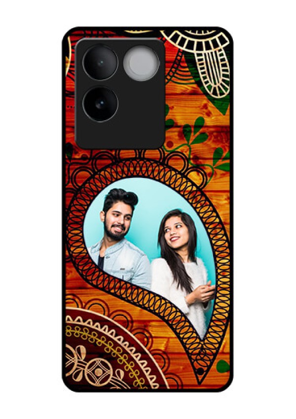 iQOO Z7 Pro 5G Custom Glass Phone Case - Abstract Colorful Design
