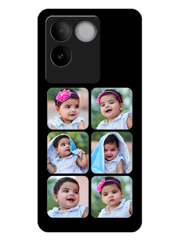 Custom iQOO Z7 Pro 5G Custom Glass Phone Case - Multiple Pictures Design