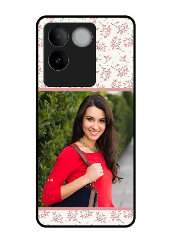 iQOO Z7 Pro 5G Custom Glass Phone Case - Stunning Floral Design