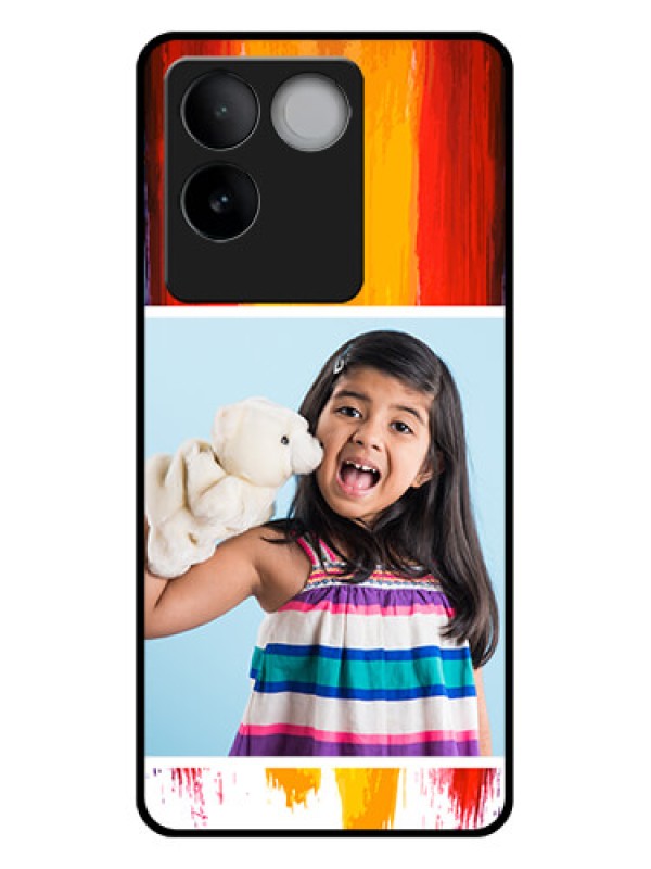 Custom iQOO Z7 Pro 5G Custom Glass Phone Case - Multi Color Design
