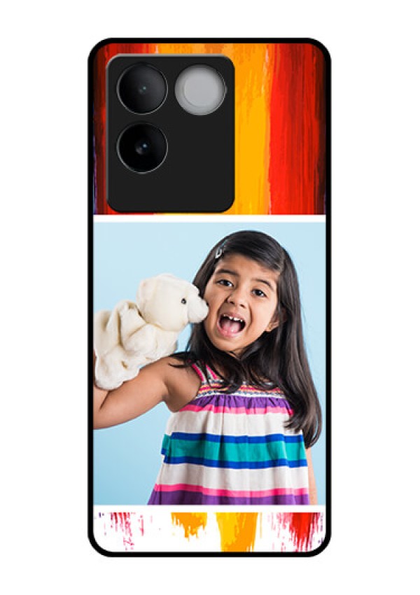 iQOO Z7 Pro 5G Custom Glass Phone Case - Multi Color Design