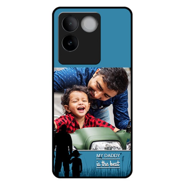 iQOO Z7 Pro 5G Custom Glass Phone Case - Best Dad Design