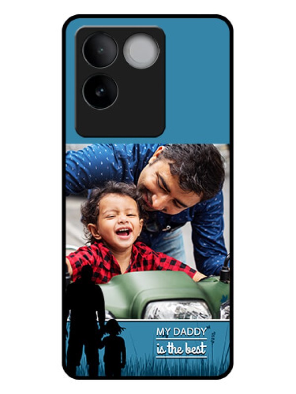 Custom iQOO Z7 Pro 5G Custom Glass Phone Case - Best Dad Design