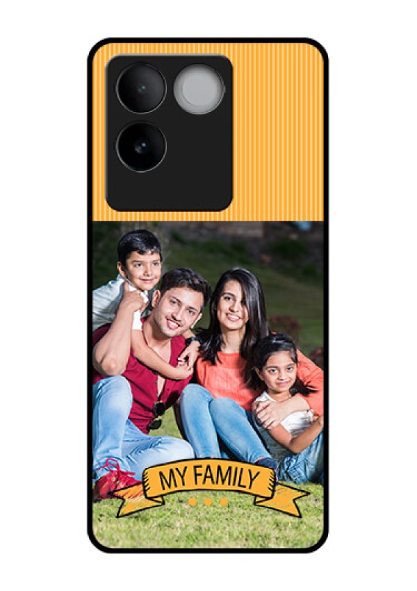 iQOO Z7 Pro 5G Custom Glass Phone Case - My Family Design