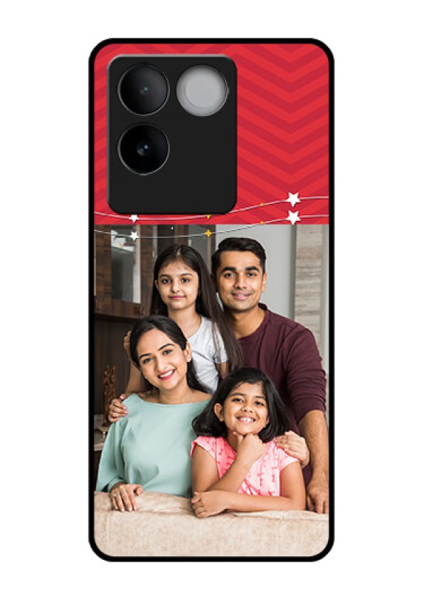 iQOO Z7 Pro 5G Custom Glass Phone Case - Happy Family Design