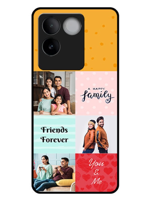 Custom iQOO Z7 Pro 5G Custom Glass Phone Case - Images With Quotes Design