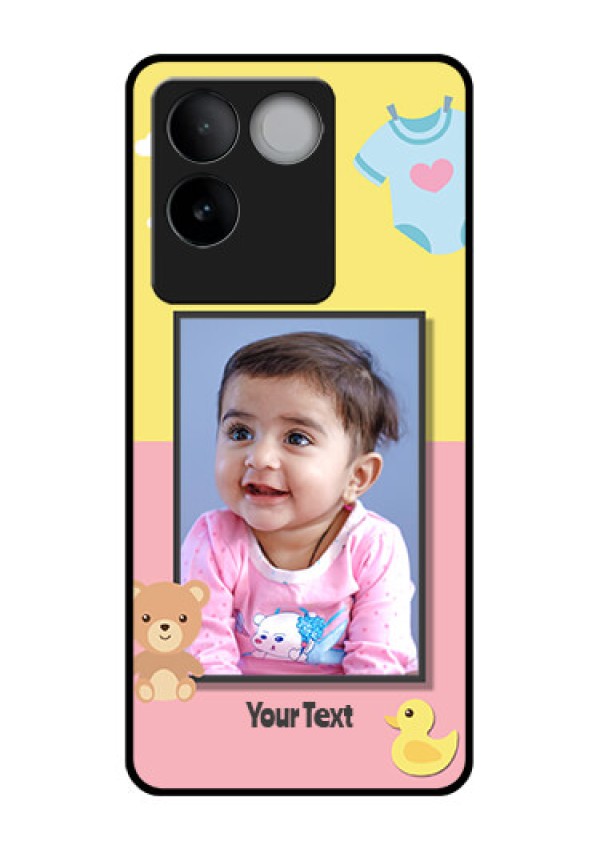 iQOO Z7 Pro 5G Custom Glass Phone Case - Kids 2 Color Design