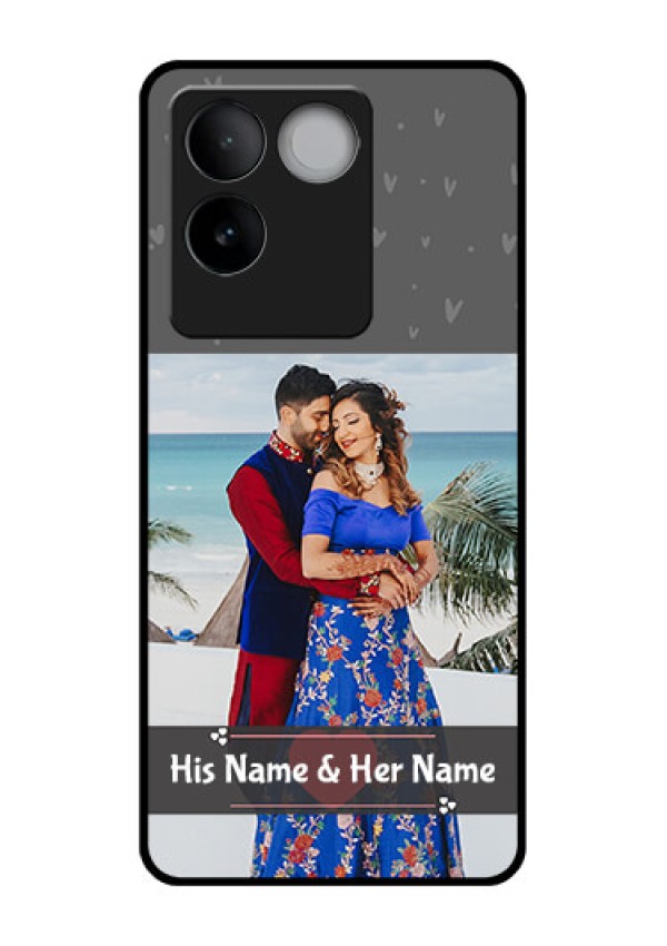 iQOO Z7 Pro 5G Custom Glass Phone Case - Buy Love Design With Photo Online